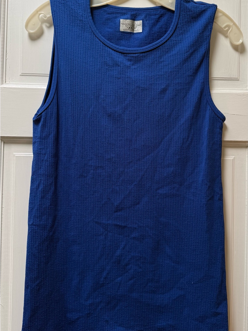 Classic Ribbed Tank Top - Blue